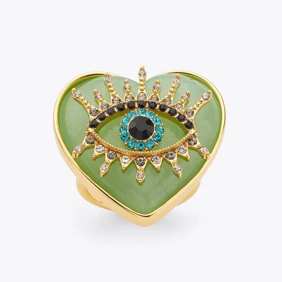 Kurt Geiger Jewelry - Kurt Geiger Evil Eye Heart Cocktail Ring